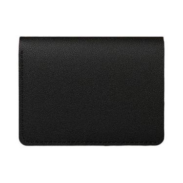 Imagem de Carteira Unissex Ultra-Fina Clássica Em Couro PU Simples E Fashionável