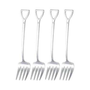 Imagem de Conjunto De Garfos De Sobremesa Em Aço Inoxidável 4/8/12 Peças, Garfo 
