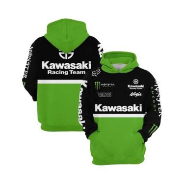 Imagem de Moletom 3D Unissex Da Equipe De Corrida Kawasaki, Roupas De Streetwear