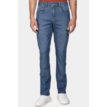Imagem de Calça Jeans Slim Azul Médio-Masculino