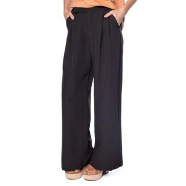 Imagem de Calça Feminina Endless Pantalona em Viscose Preto-Feminino