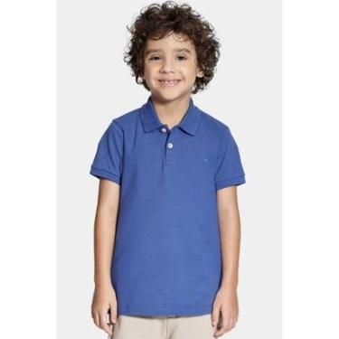 Imagem de Polo Aramis Algodão Básica Manga Curta Azul Royal-Masculino