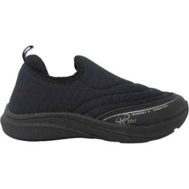 Imagem de Tenis Infantil Menino Slip On Casual Dia a Dia Passeio Escola Calce Fácil Anatômico Conforto Kidy 45-Masculino