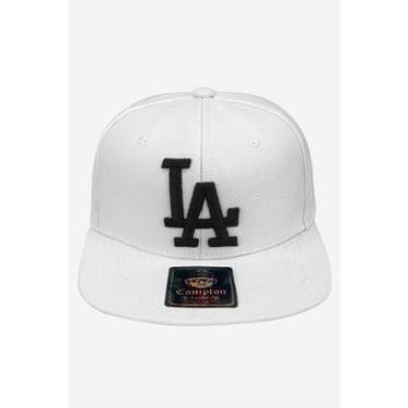 Imagem de Boné Compton Aba Reta Snapback LA Authority Branco-Unissex