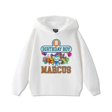 Imagem de Moletom Com Capuz Estampado Para Meninos E Meninas, Moletom Infantil D