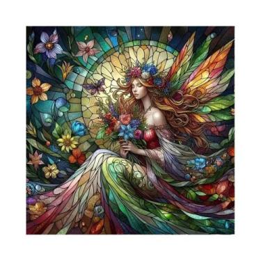 Imagem de Pintura Em Diamante DIY 5D Amigável Para Iniciantes Retrato De Mulher 