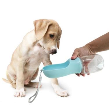 Imagem de Garrafa Agua Bebedouro Pet Cachorro Gato Passeio Viagem Caminhada Said