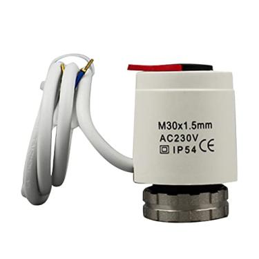 Imagem de GLOGLOW Atuador Térmico, Aquecedores e Acessórios Atuador AC 230V Com Função de Retorno por Mola, Rosca M30 X 1,5 para Termostato de Aquecimento de Piso, Ar Condicionado Central e Válvula Pequena