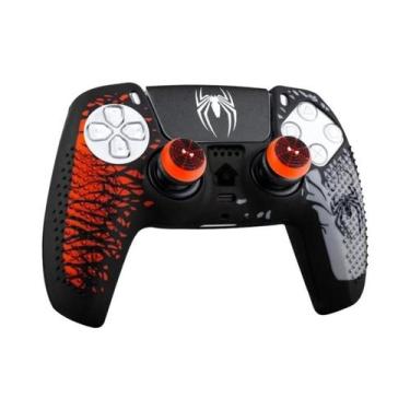 Imagem de Capa De Silicone Antiderrapante Para Controle PS5 Com Grips Para Botõe