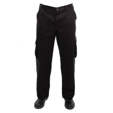 Imagem de Calça Vigilante Bolso Cargo Preta