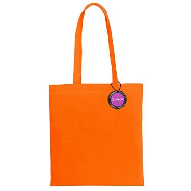 Imagem de Sacola Ecobag em Algodão Reciclado e Poliéster Breeze TopGet (Laranja)