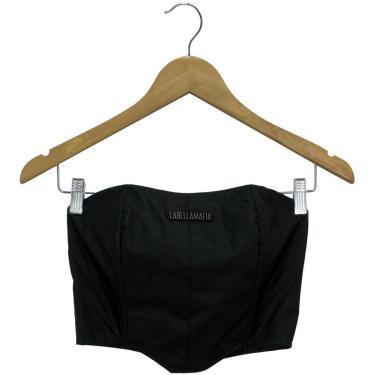 Imagem de Cropped Labellamafia Elementary Preto Feminino-Feminino
