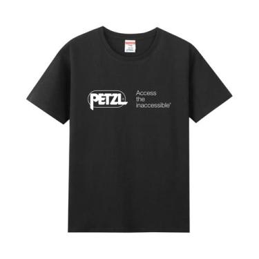 Imagem de Camiseta Masculina PETZL Drifit 3XL 2024 Casual Para Escalada, Caminha