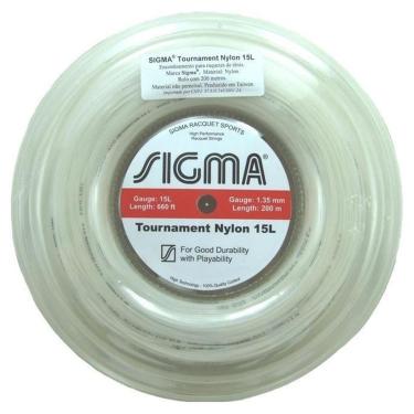 Imagem de Corda Sigma Tournament Nylon 15L 1.35mm Branca - Rolo com 200m-Unissex
