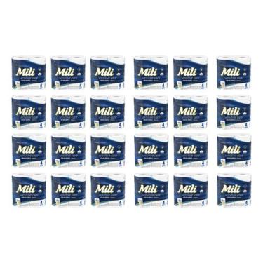 Imagem de FARDO PAPEL HIGIENICO 30M MILI FOLHA DUPLA 96 ROLOS (24X4rL)