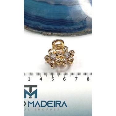 Imagem de Mini Piranha de Flor Metal Dourado e Níquel - 1 Unidade - no-brand