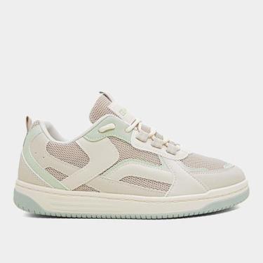 Imagem de Tênis Ramarim Casual Feminino, Bege, Verde, 36