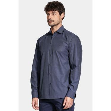 Imagem de Camisa Aramis Manga Longa Algodão Misto Marinho-Masculino
