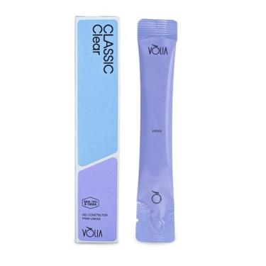 Imagem de Sachê Gel Classic Clear Sem TPO e HEMA Alongamento Vòlia 14g Manicure 