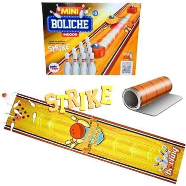 Imagem de Mini Boliche 17 Peças Com Tapete - Ark Brasil