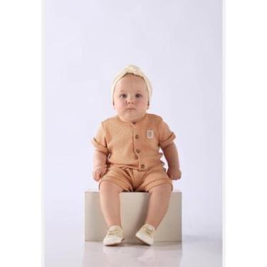 Imagem de Macaquinho Unissex Bebê em Ribana Up Baby-Unissex