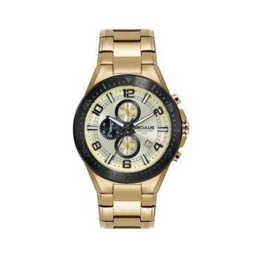 Imagem de Relógio Seculus Masculino Dourado Cronografo 44242gpsvha2-Masculino
