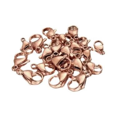 Imagem de Fechos De Lagosta Em Aço Inoxidável Cor Dourada 10 20 Peças Para Acess