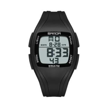 Imagem de Relógio Esportivo Digital LED À Prova d'Água Para Homens, Presente Sim