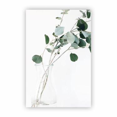 Imagem de Quadro Canvas Fotografia De Planta Minimalista 30X40Cm