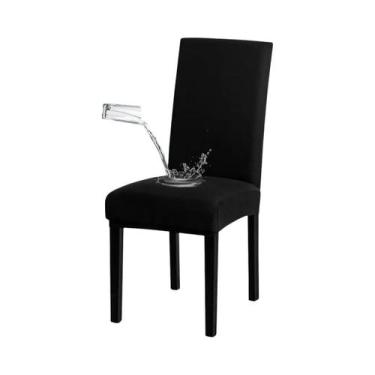 Imagem de Capa De Cadeira Elástica E Impermeável Para Proteção E Decoração De Sa