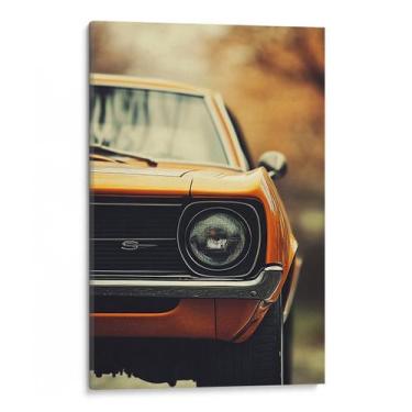 Imagem de Quadro decorativo Carro Vintage Sob o Véu Outonal - Art Canvas, 200 x 