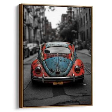 Imagem de Quadro decorativo Carro Nostálgico nas Ruas da Memória - Art Canvas, 1