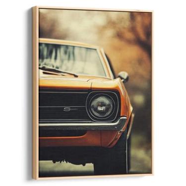 Imagem de Quadro decorativo Carro Vintage Sob o Véu Outonal - Art Canvas, 160 x 
