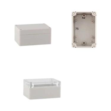 Imagem de Caixa De Junção Plástica ABS À Prova d'Água Para Uso Externo Tipo F IP