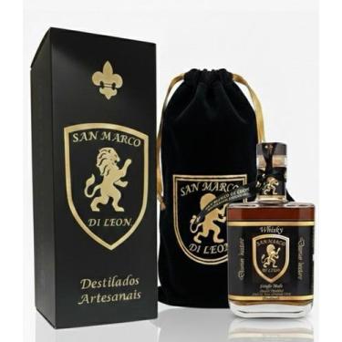 Imagem de SINGLE MALT WHISKY SAN MARCO DI LEON-ENVELHECIDO-ARTESANAL-SABOR SUAVE