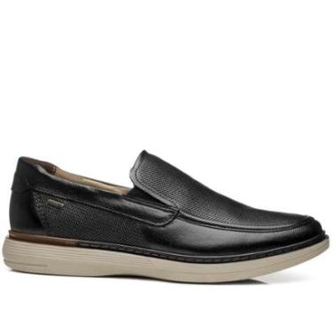 Imagem de Sapato Casual Pegada Masculino em Couro Preto 127602-01-Masculino