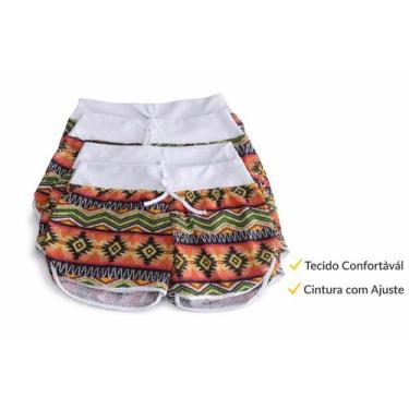 Imagem de Shorts Curto Soltinho Estampado Moda Praia Academia Corrida - PO
