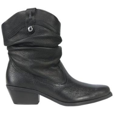 Imagem de Bota Feminina Bottero 347710 Couro Legítimo Cano Enrugado-Feminino