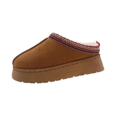 Imagem de Botas de Neve Femininas de Inverno - Casual, Quentes, com Solado Gross