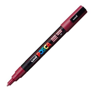 Imagem de Caneta Posca Uni-Ball PC-3M 0.9-1.3mm Vinho - UNI BALL