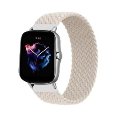 Imagem de Pulseira De Relógio Elástica Trançada De 20mm 22mm Para Amazfit GTS 2 