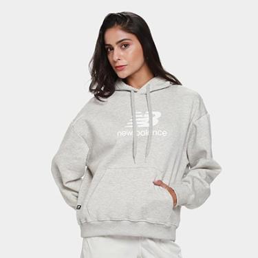 Imagem de Blusa Moletom New Balance Essentials Basic c/ Capuz Feminina-Feminino