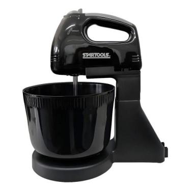 Imagem de Batedeira Elétrica 220V com Balde de 2L - Preta - STARTOOLS, 220V