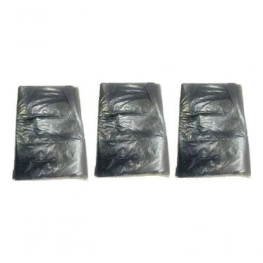 Imagem de Saco para Lixo 200 Litros Comum Preto 300 Unidades 115CM X 90CM para Uso Doméstico e Comercial