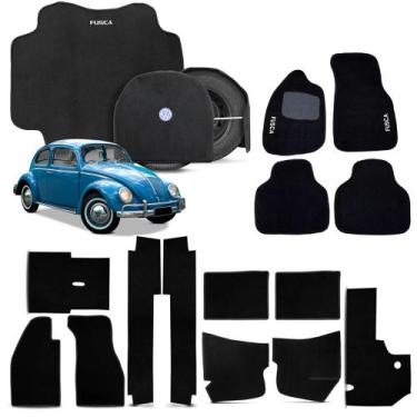 Imagem de Kit Forração Completa Fusca 1970 a 1995 com Tapete Porta Mala e Capa d