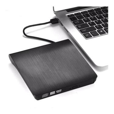 Imagem de Gravador de DVD CD Externo para Notebook Pc Max 5Gbps Usb 3.0 Plug And