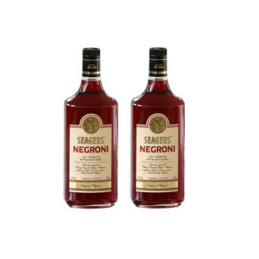 Imagem de Kit Gin Seagers Negroni Vermouth 980ml 2 unidades