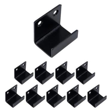 Imagem de Cabide de parede Coshar Tile Display 10 peças de aço inoxidável 2,5 cm