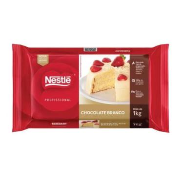 Imagem de Barra de Chocolate Branco Cobertura Profissional Nestlé 1Kg