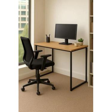 Imagem de Escrivaninha Estudo Dobrável Articulada Compacta 80cm x 45cm Para Home